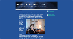 Desktop Screenshot of karendevane.com